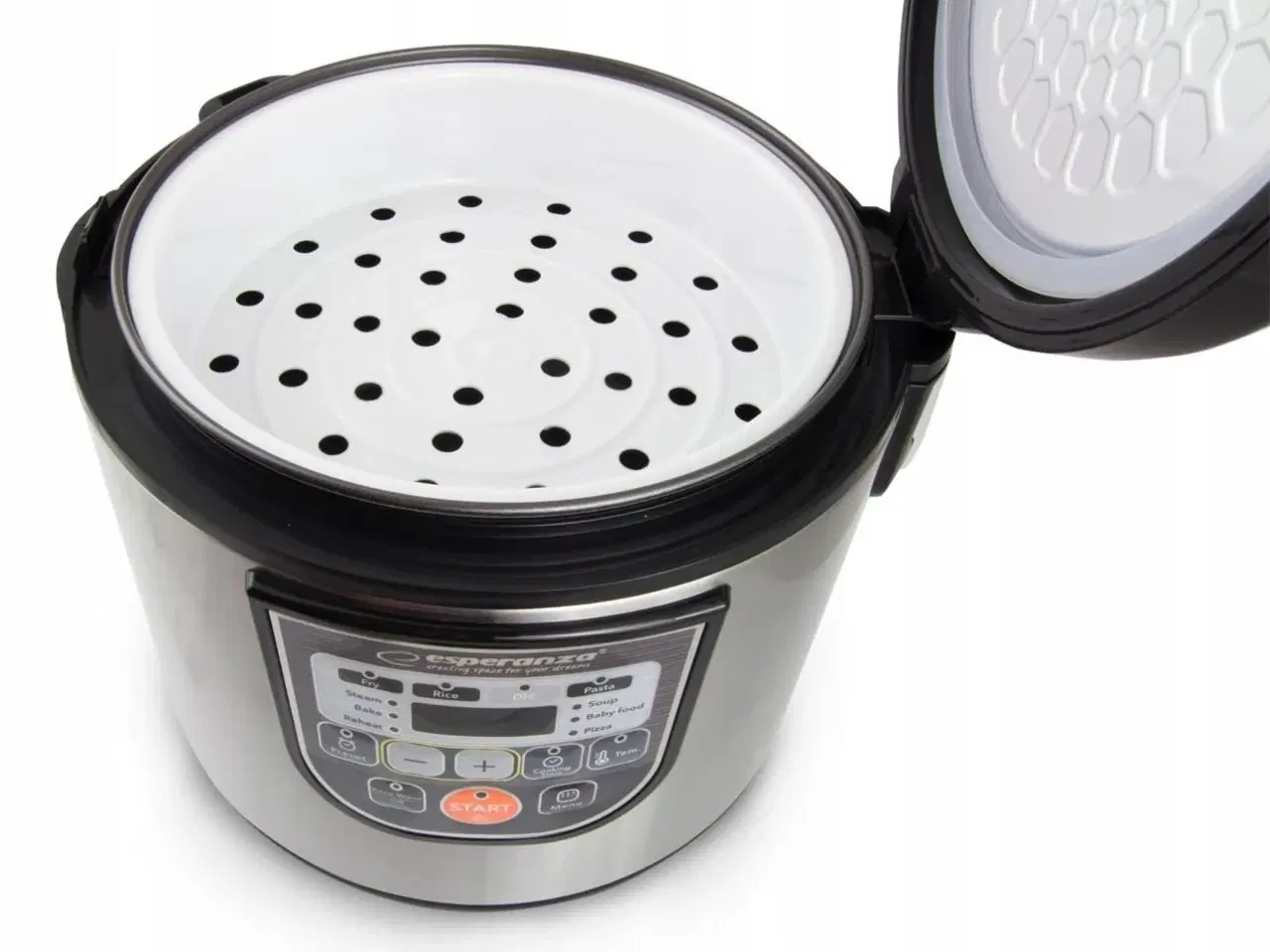 Billede 13 - Multicooker 5 l – Esperanza EKG011, 860 W, sort/rustfrit stål