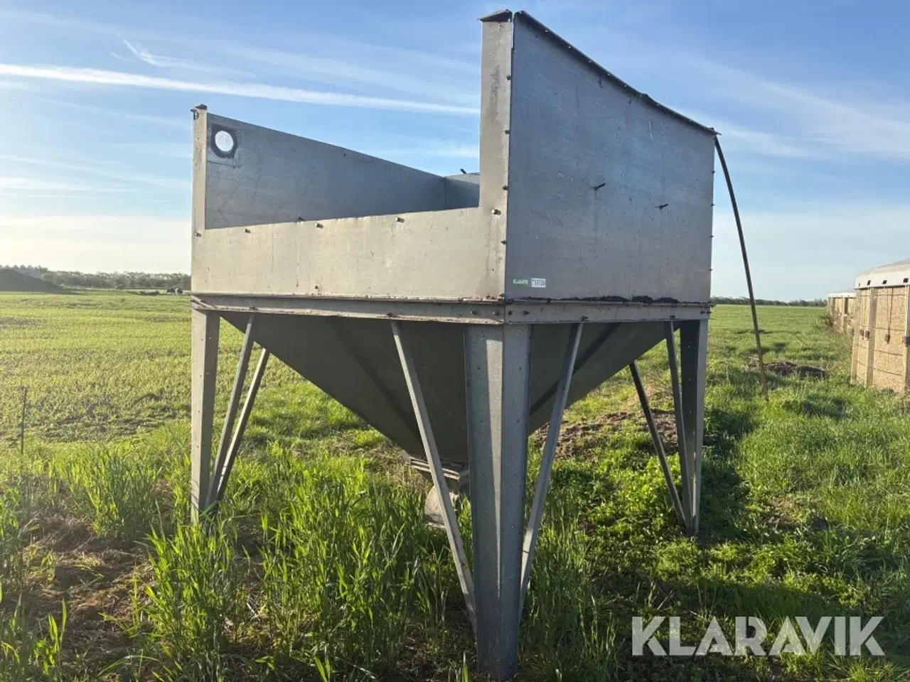 Billede 1 - Silo - galvaniseret - cirka 10m3