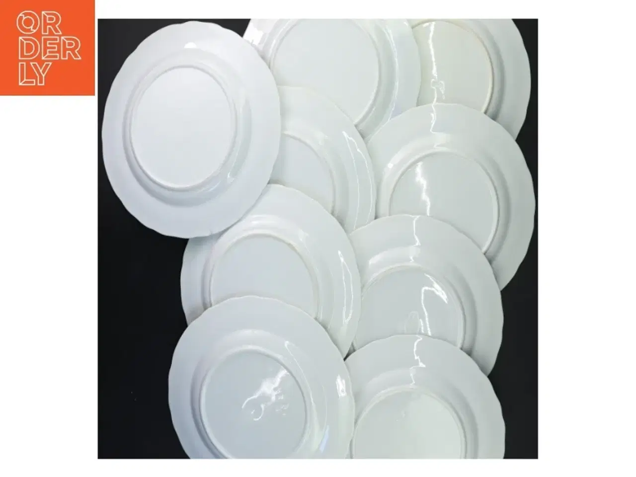 Billede 2 - 9 middagstallerkener fra Gustavberg Blå Blom (str. Ø 21 cm)