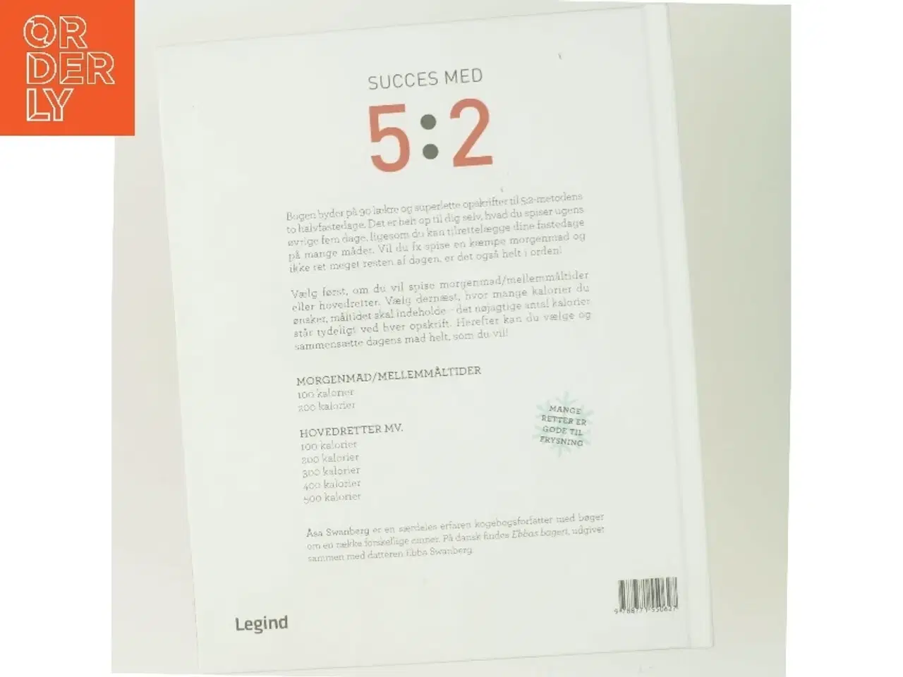Billede 3 - Succes med 5:2 : lækre og superlette opskrifter til fastedagene af Åsa Swanberg (Bog)