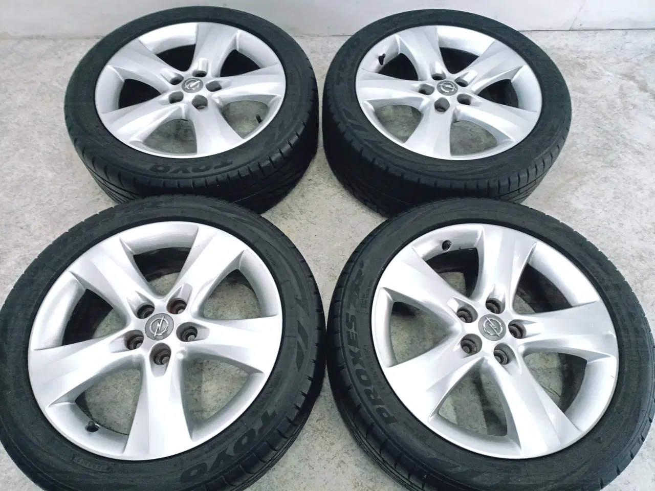 Billede 5 - 5x105 17" ET42 nav 56,6ø Opel sommersæt