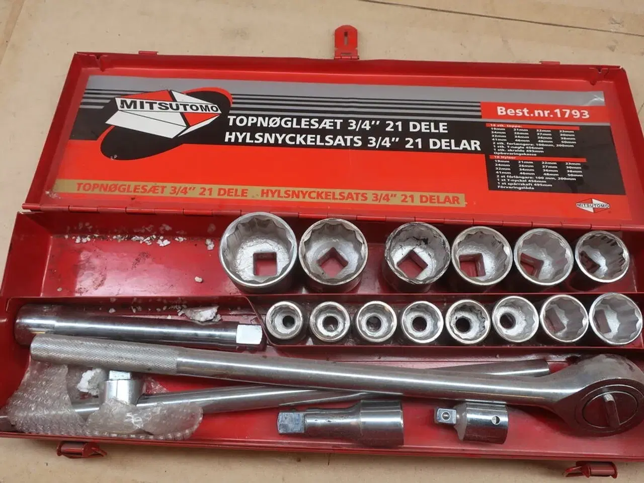 Billede 1 - Topnøglesæt