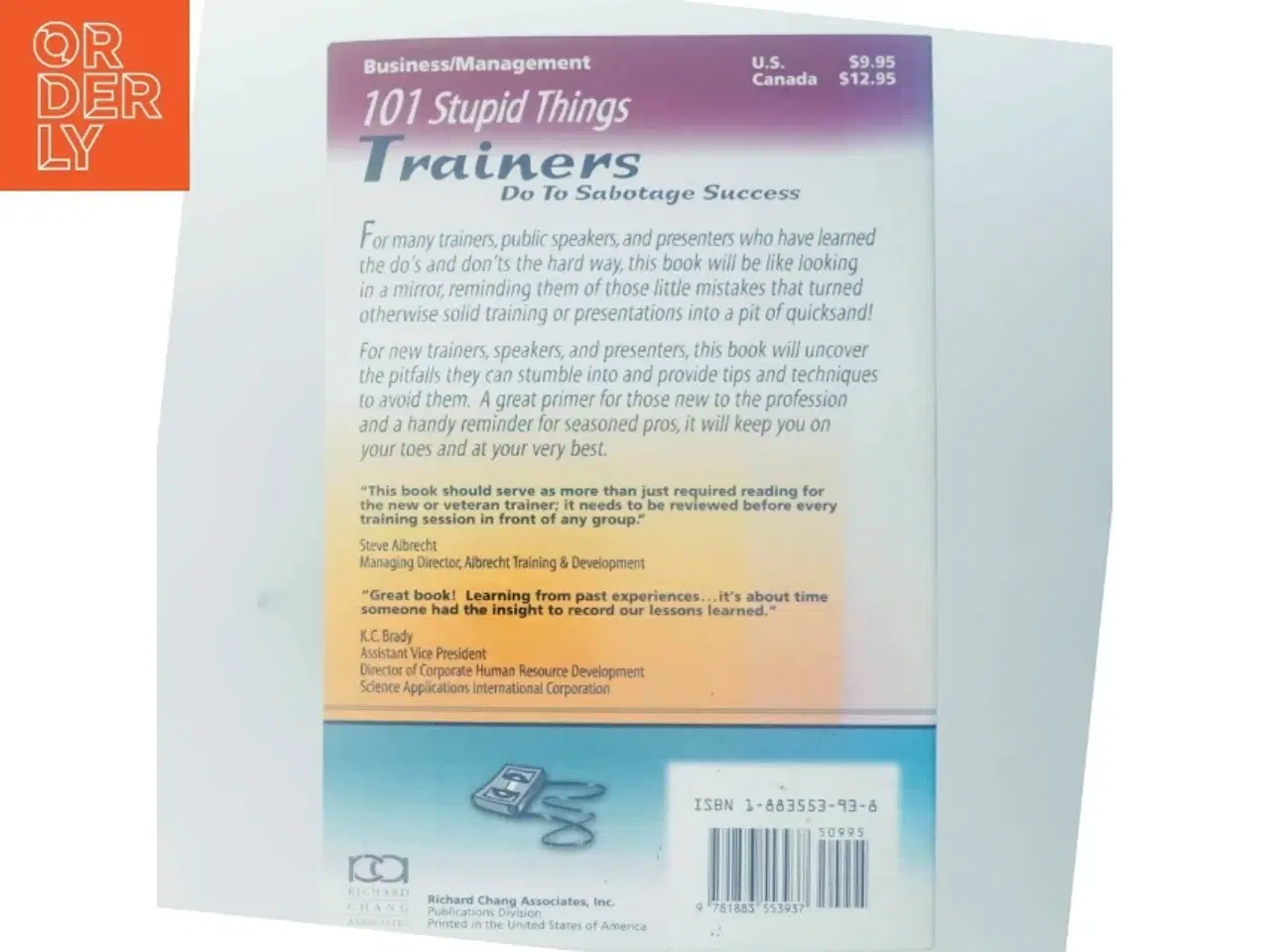 Billede 3 - 101 Stupid Things Trainers Do To Sabotage Success af Nancy Stern (Bog)