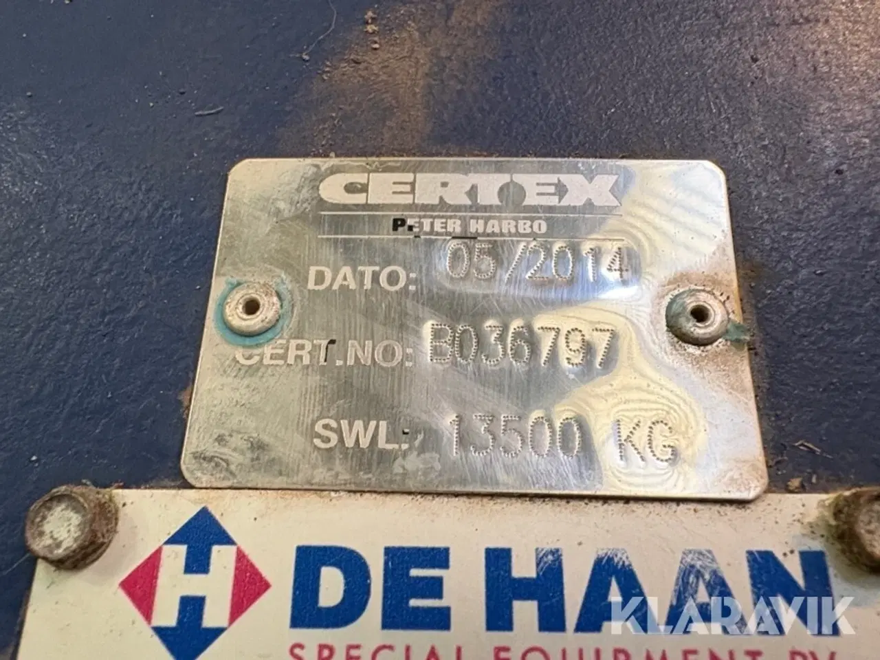 Billede 12 - Løfteblok De Haan 13,5 tons