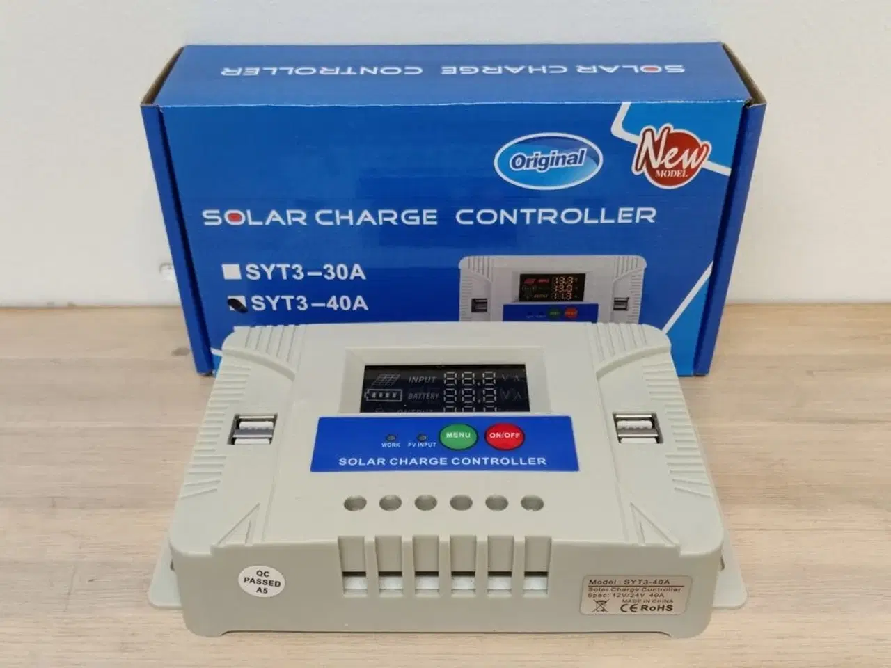 Billede 1 - Laderegulator til 12/24 volt batterier/solarsystemer.