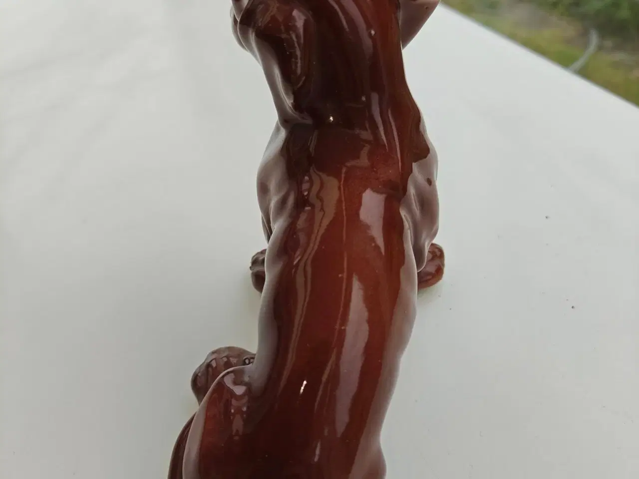 Billede 3 - Gravhund porcelæns figur