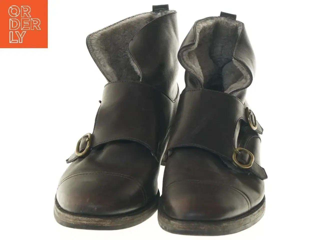 Billede 4 - Fratelli Rossetti skindstøvler med ægte pelsfor (str. 40 )