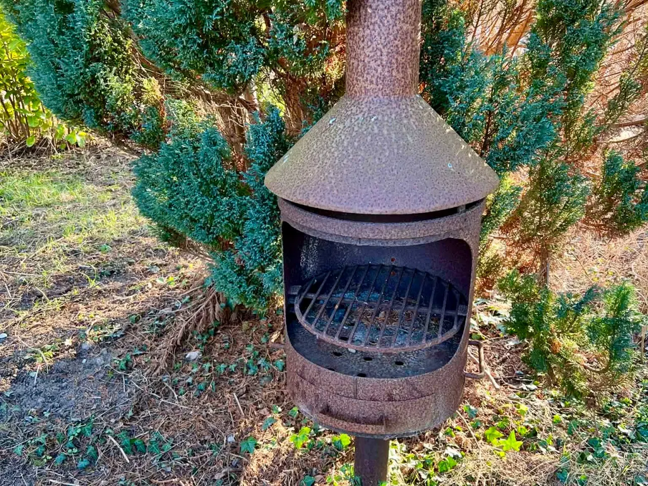 Billede 2 - Jern ildsted, rustik