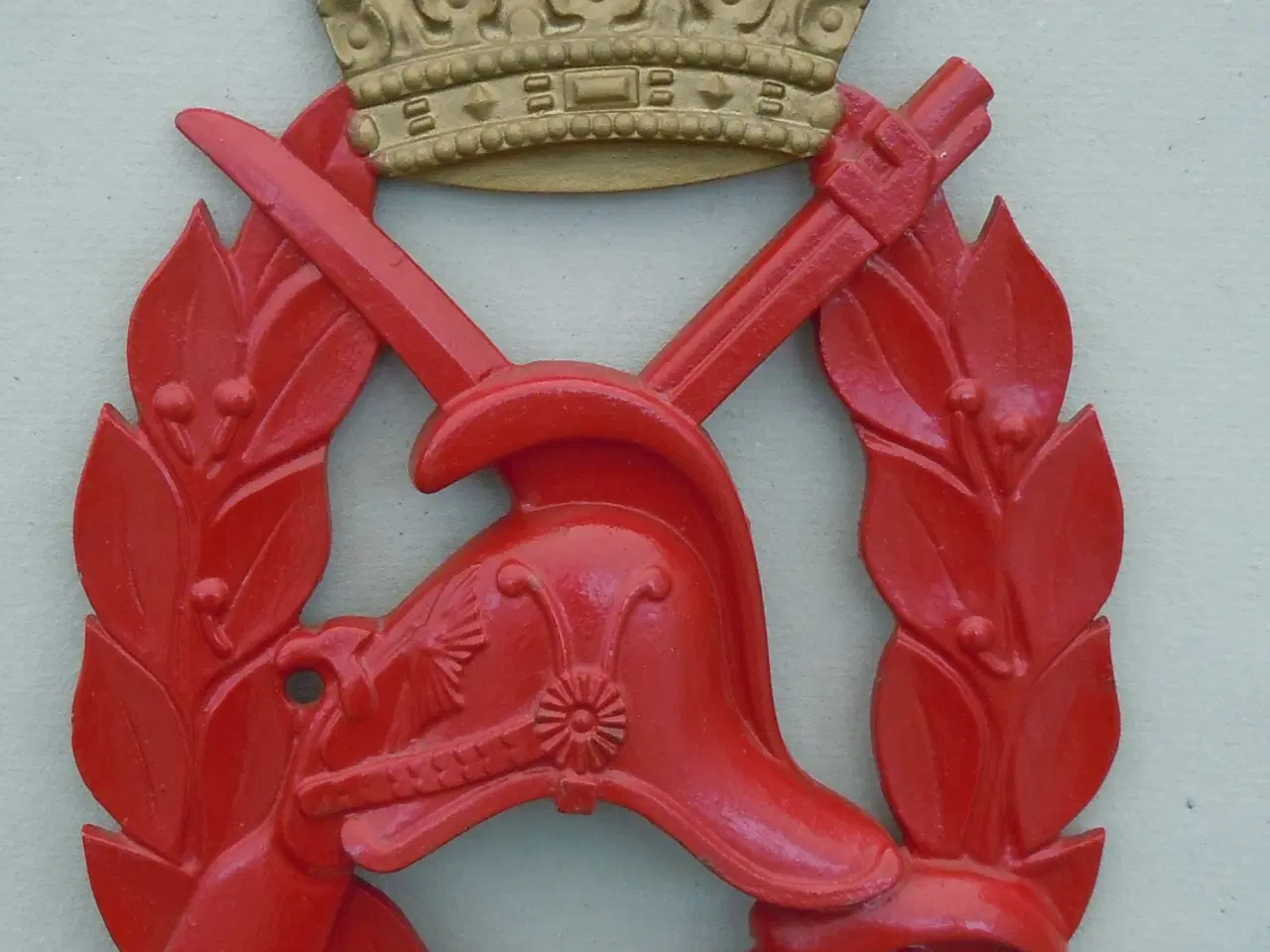 Billede 1 - Hærens Kampskole Afdelingsmærke 47x31 cm.