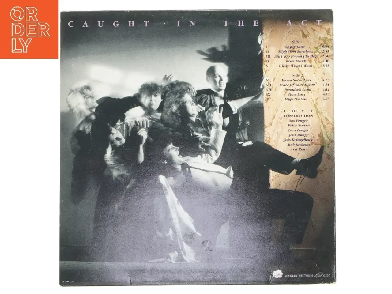 Billede 2 - Caught in the Act LP album af Love Construction fra Medley Records