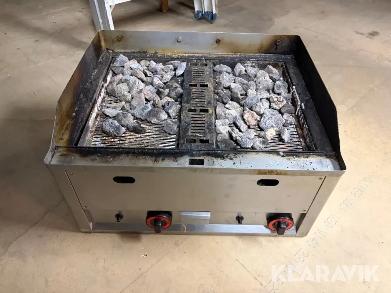 Billede 5 - Gasgrill RM GASTRO GL 60 Lavastein 8 KW