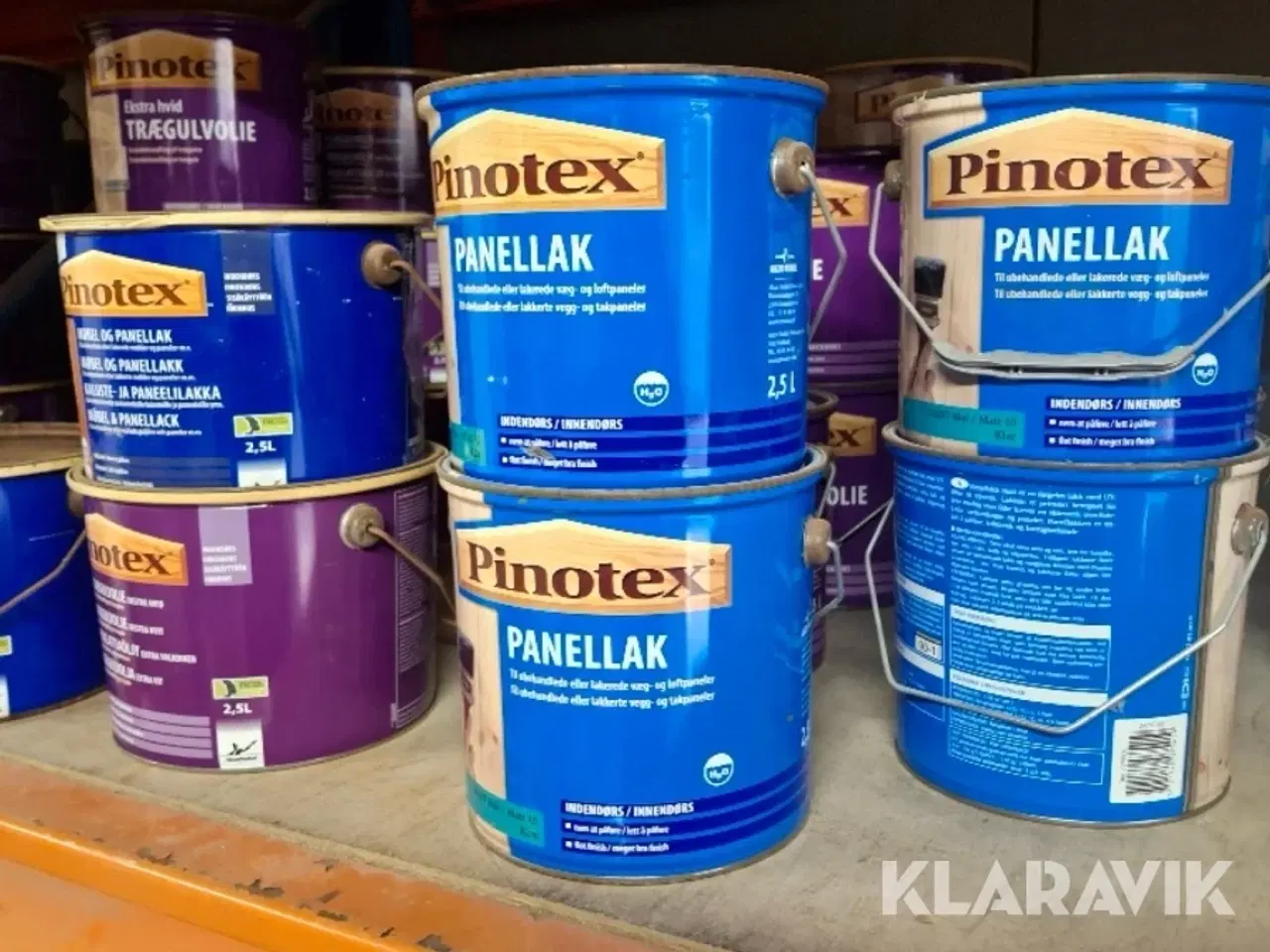 Billede 2 - Assorteret lak & panelhvid Pinotex - Panellak, møbellak & panelhvid, ca 50 styk