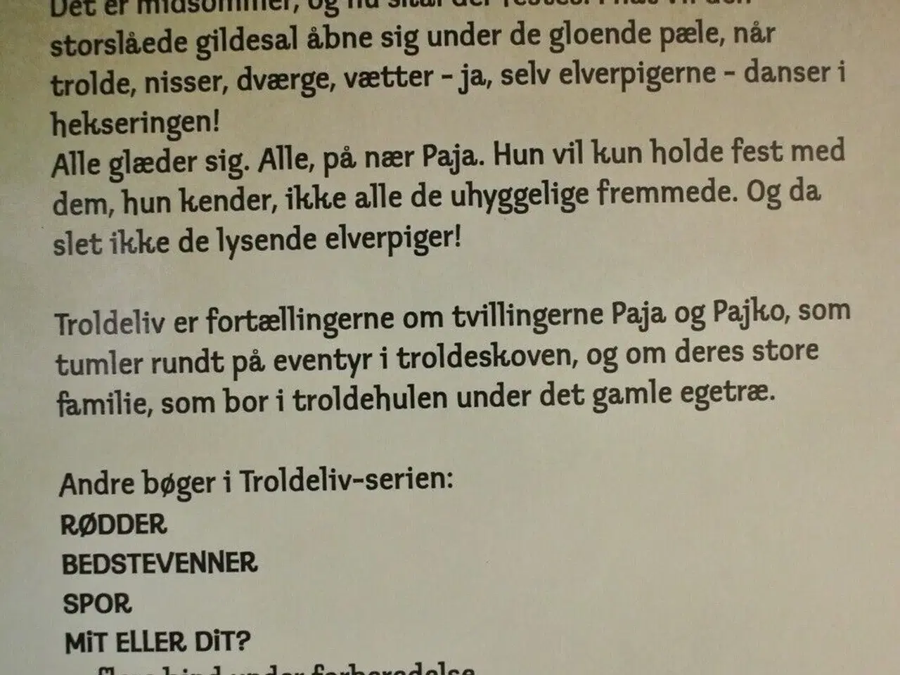 Billede 2 - troldeliv 5 - festen, af sissel bøe og peter madse