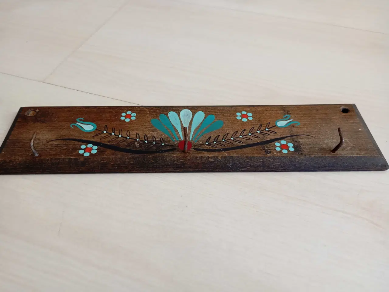 Billede 3 - Lille RETRO knagerække til eks. nøgler