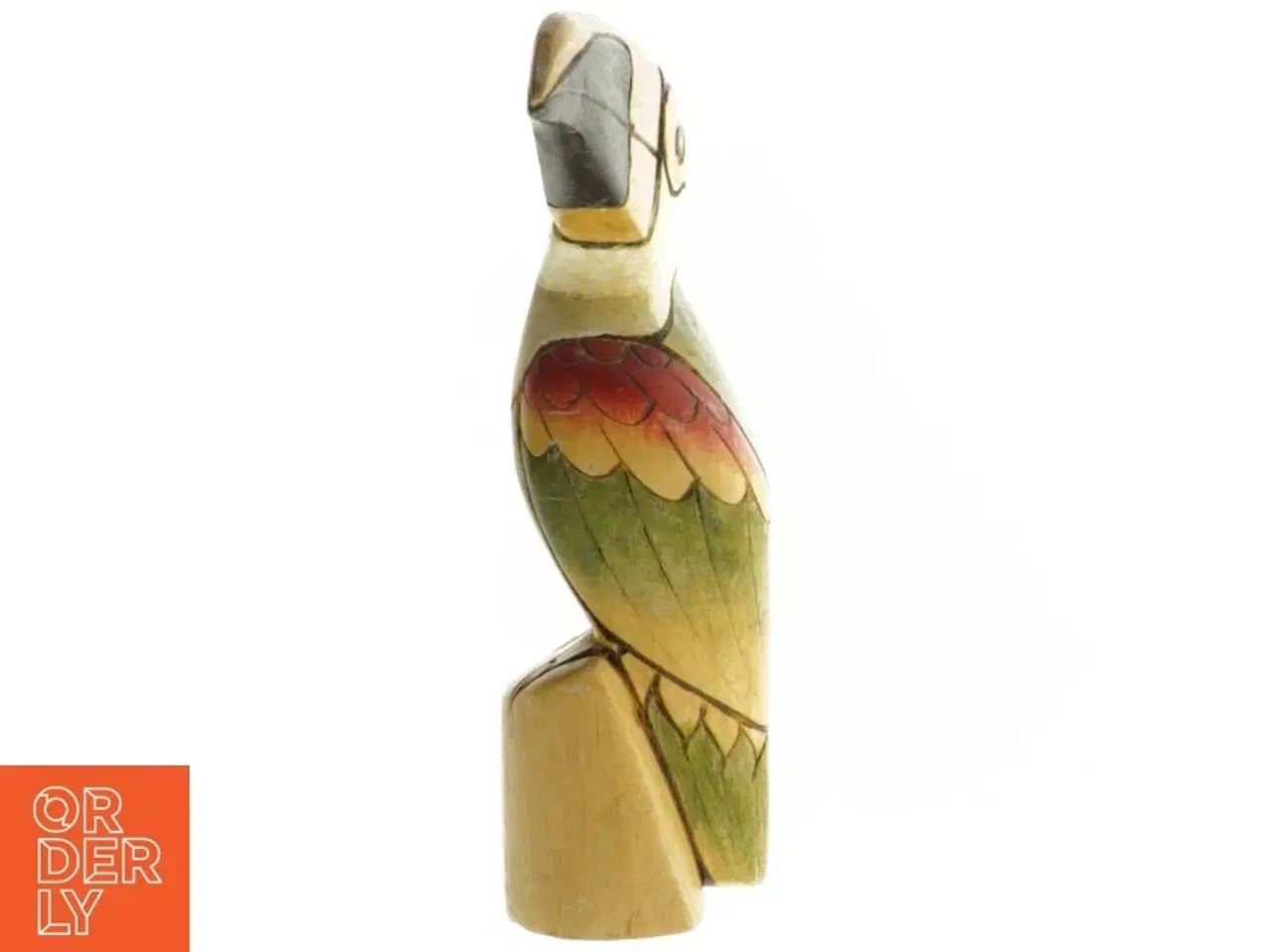 Billede 2 - Træfigur af tukan (str. 22 cm)