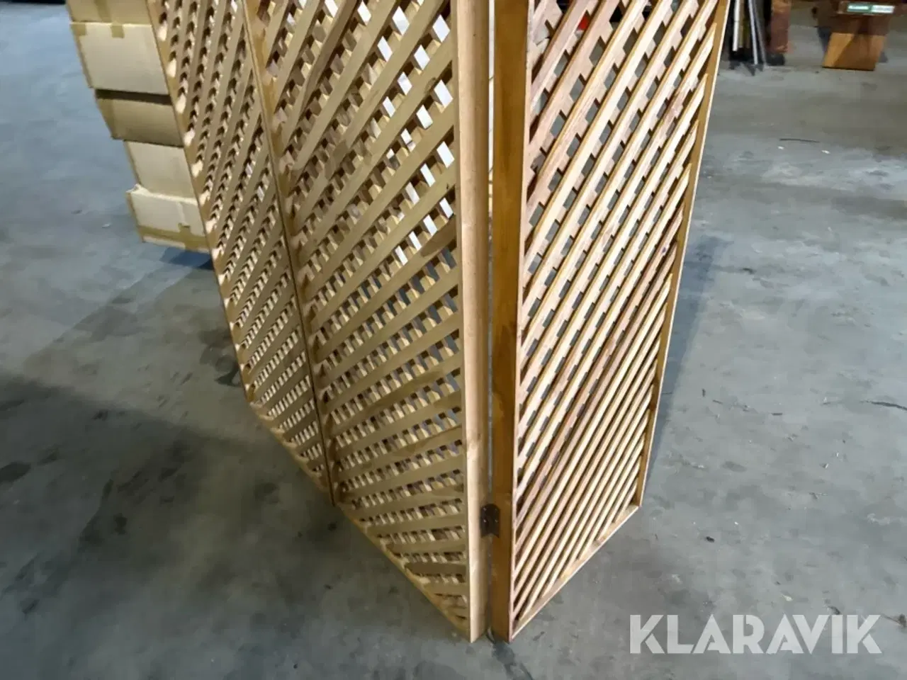 Billede 9 - Rumdeler Teaktræ 8styk