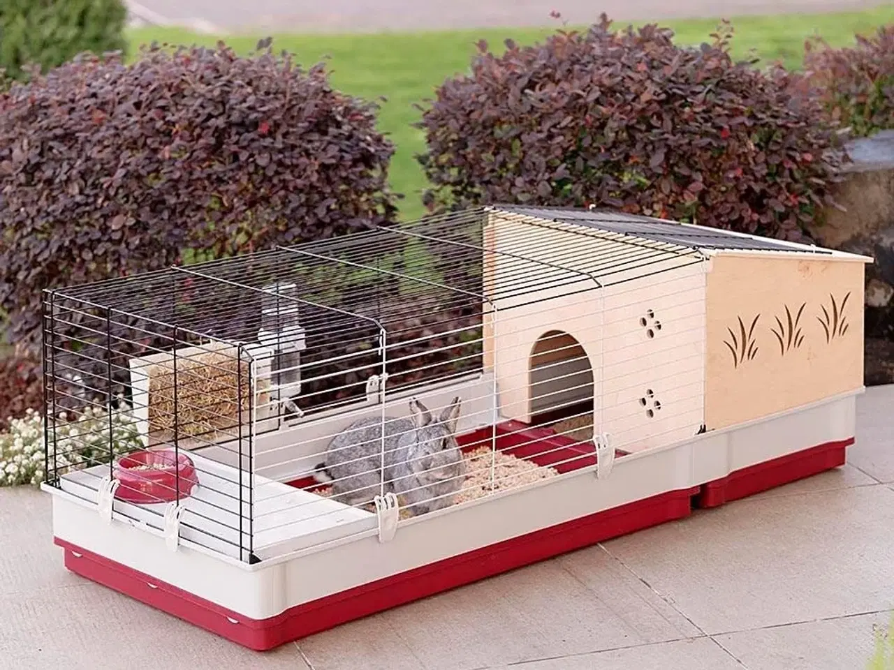 Billede 4 - Kaninbur FERPLAST Krolik 140 Plus – sammenklappeligt bur med hus
