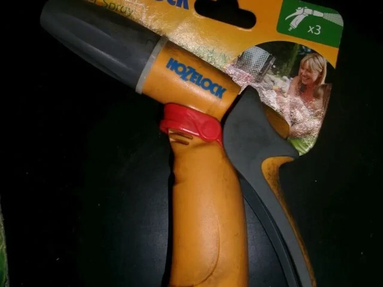 Billede 2 - Dobbelt. vandhanekobling + sprøjtepistol HOZELOCK