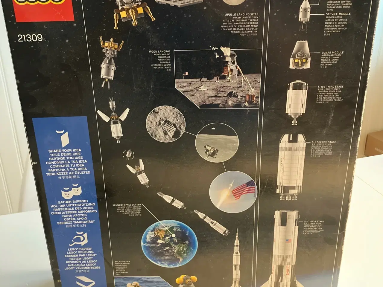 Billede 3 - Lego Saturn V rumraket 21309