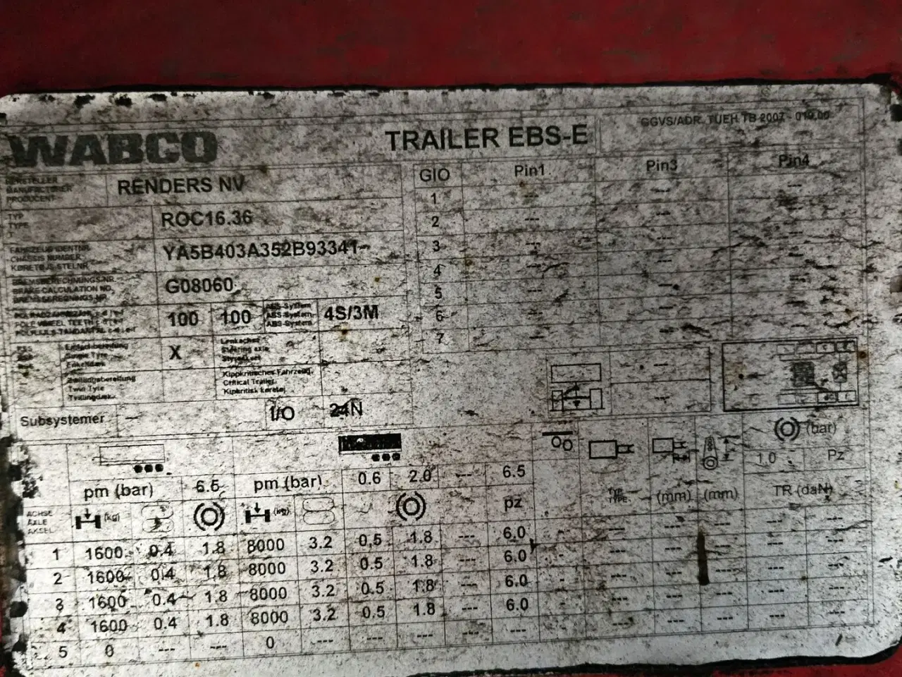 Billede 13 - Renders Gardintrailer / nysynet / 4 drejbare aksler / truckbeslag