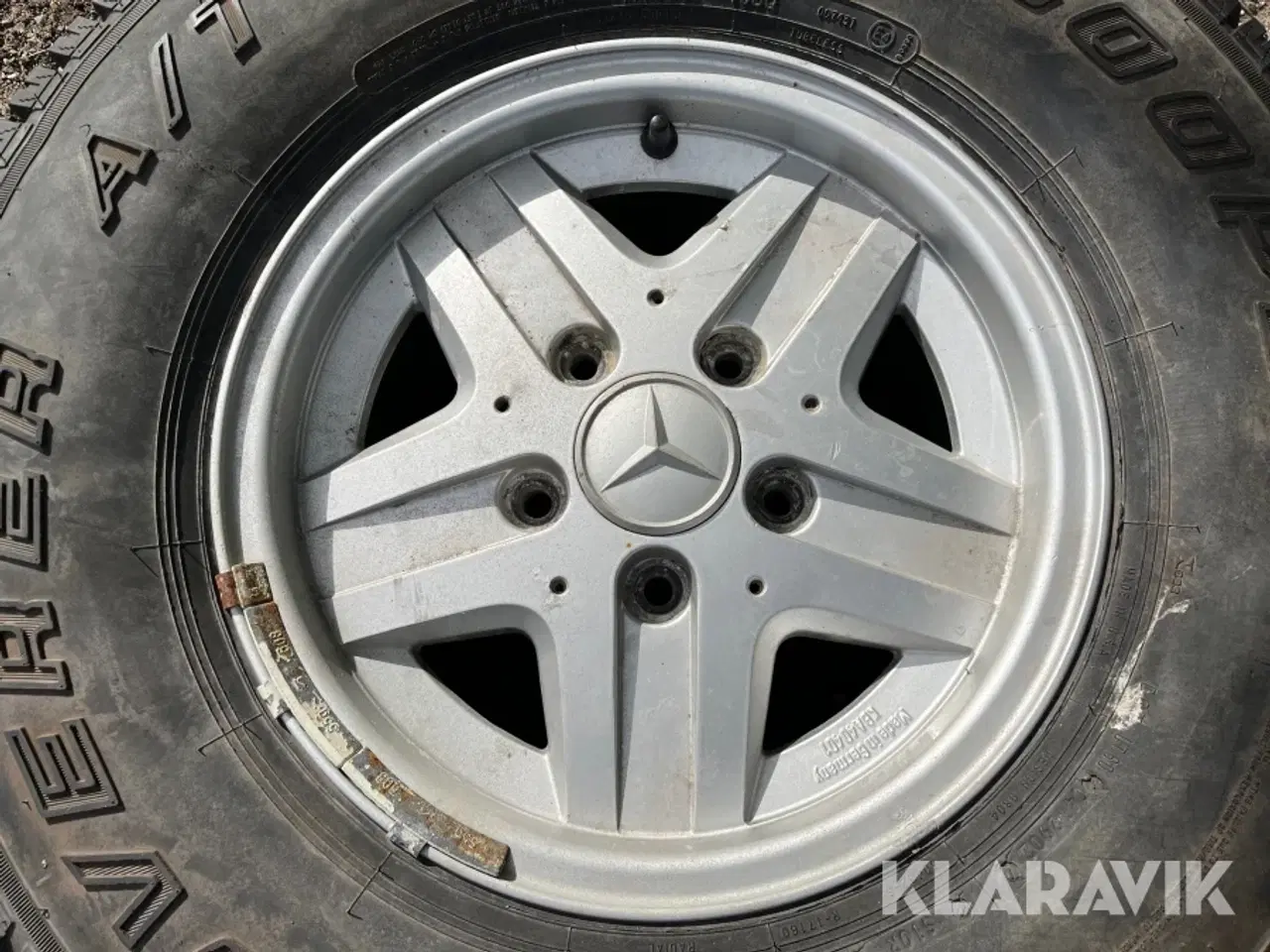 Billede 12 - Vinterhjul komplet 31x10.50R15LT fra Mercedes G-klasse