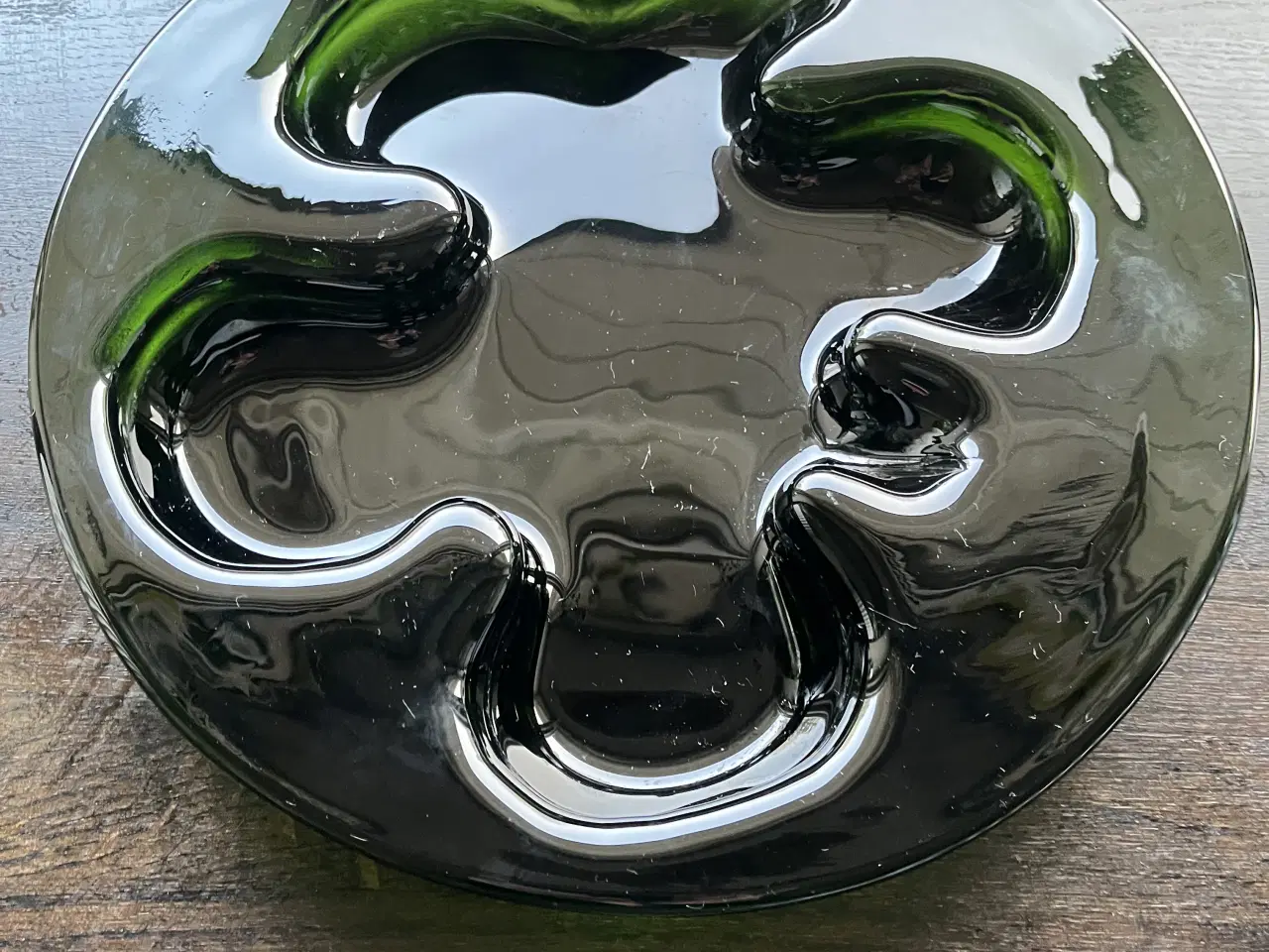 Billede 3 - Flot grønt fad Michael Bang 