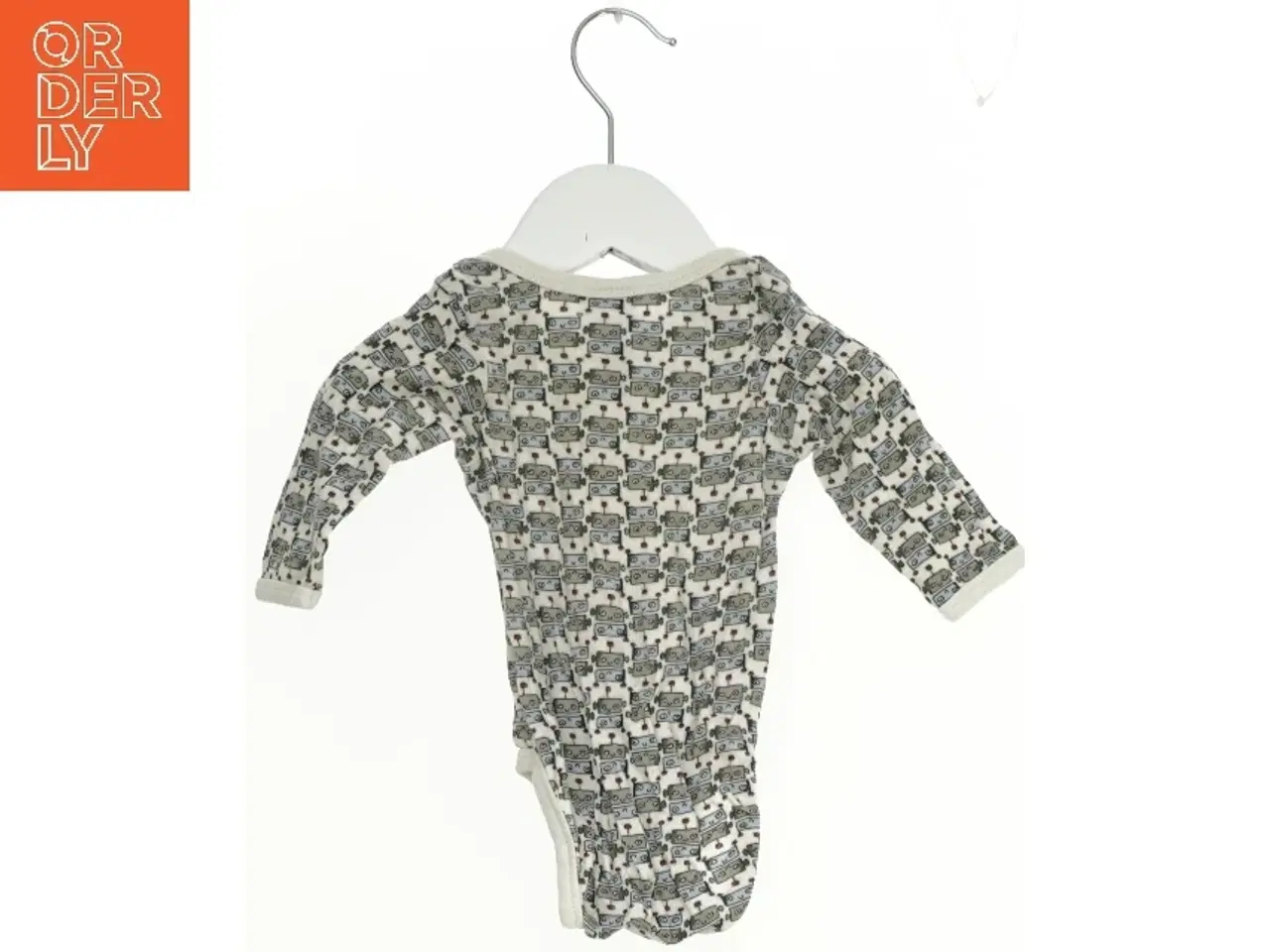 Billede 2 - Langærmet bodystocking med bil print fra H&M (str. 62)