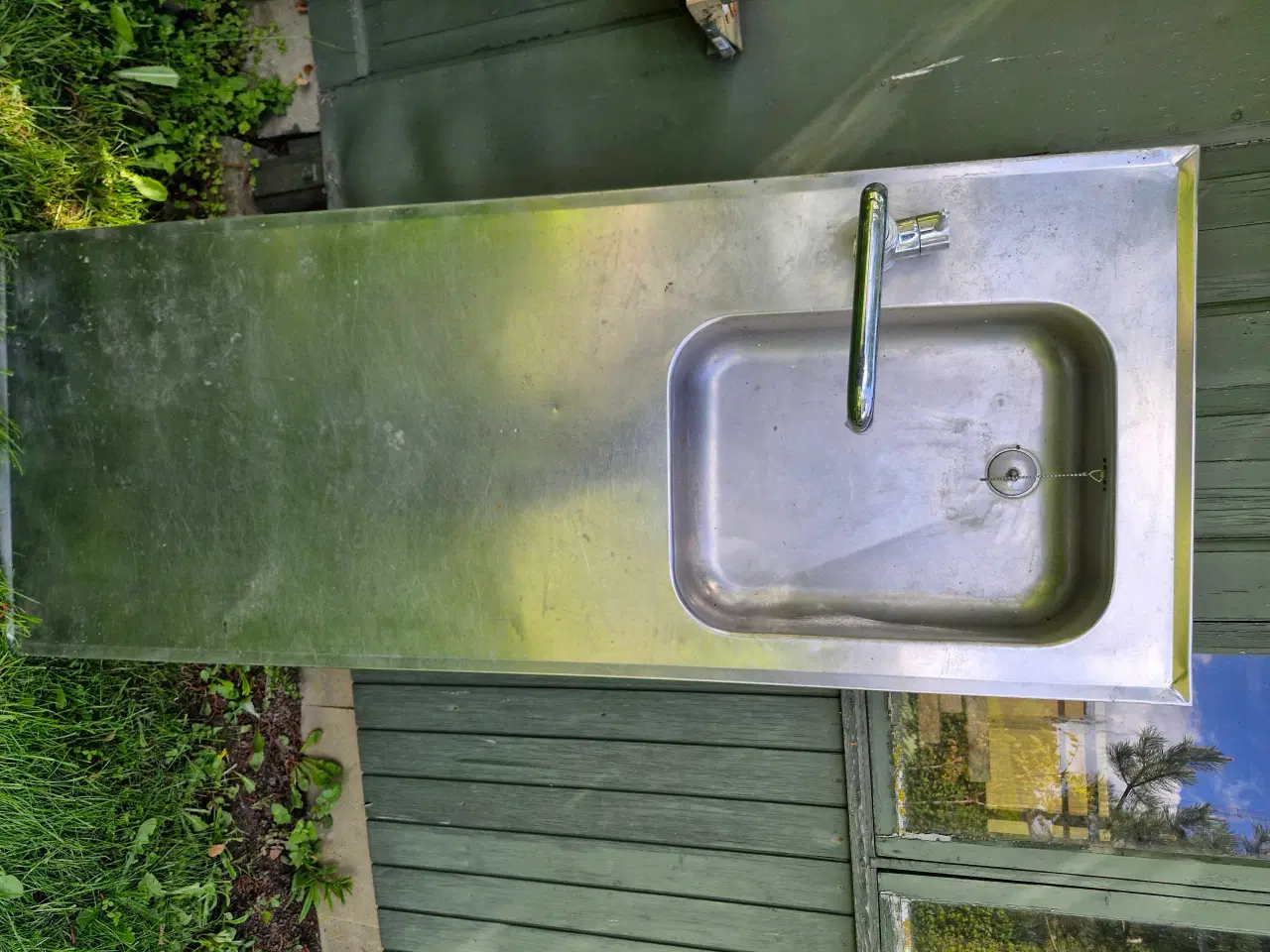 Billede 2 - Rustfrit bord med vask
