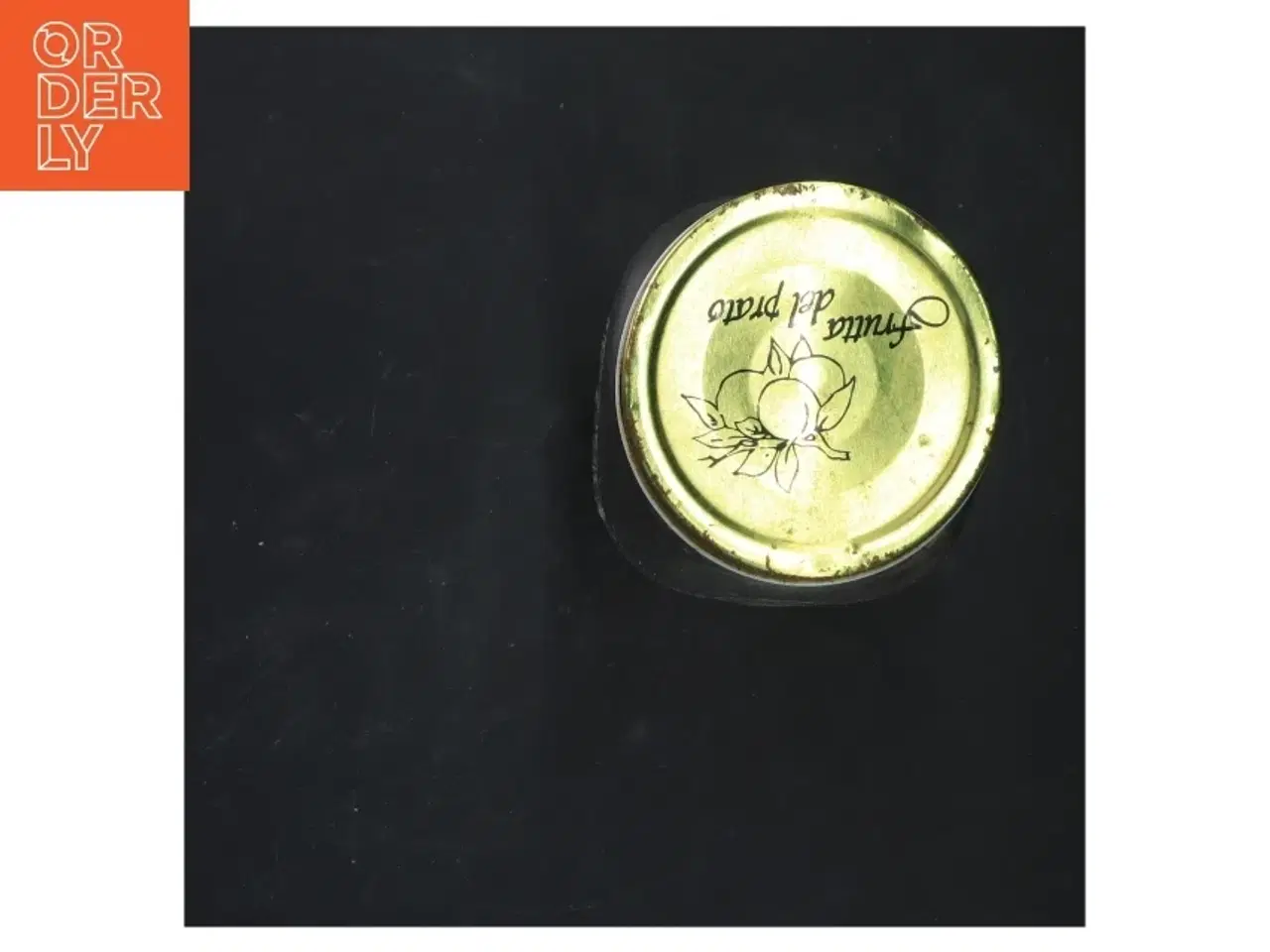 Billede 2 - Glasbeholder med metal låg (str. 16,5x9 cm)