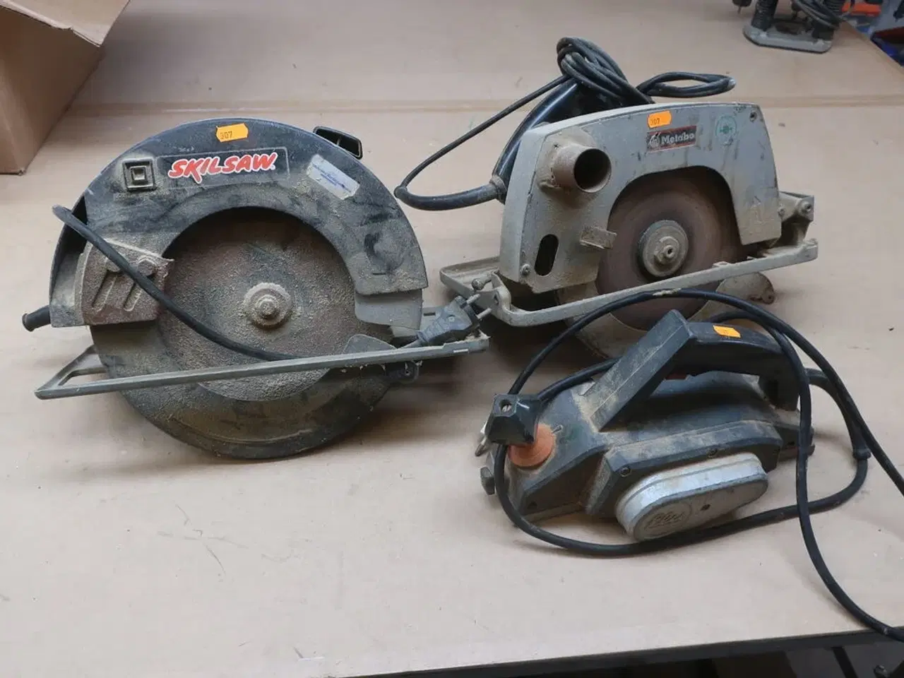 Billede 1 - 2 stk. rundsave og elhøvl