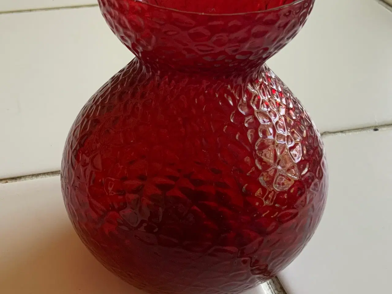 Billede 1 - Hyasintglas rødt Holmegaard
