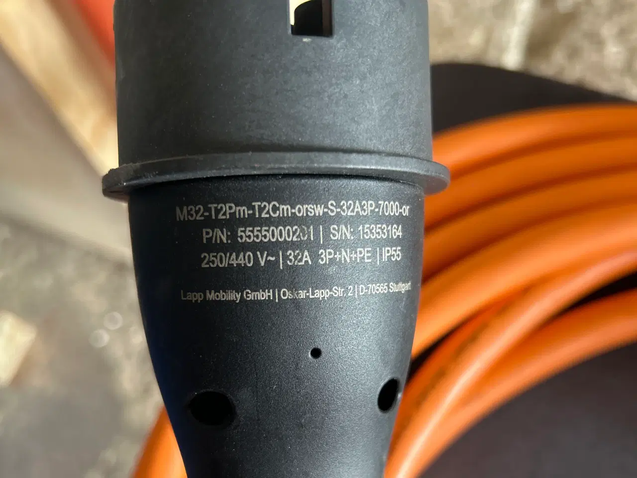 Billede 2 - 7,5 m Ladekabel 