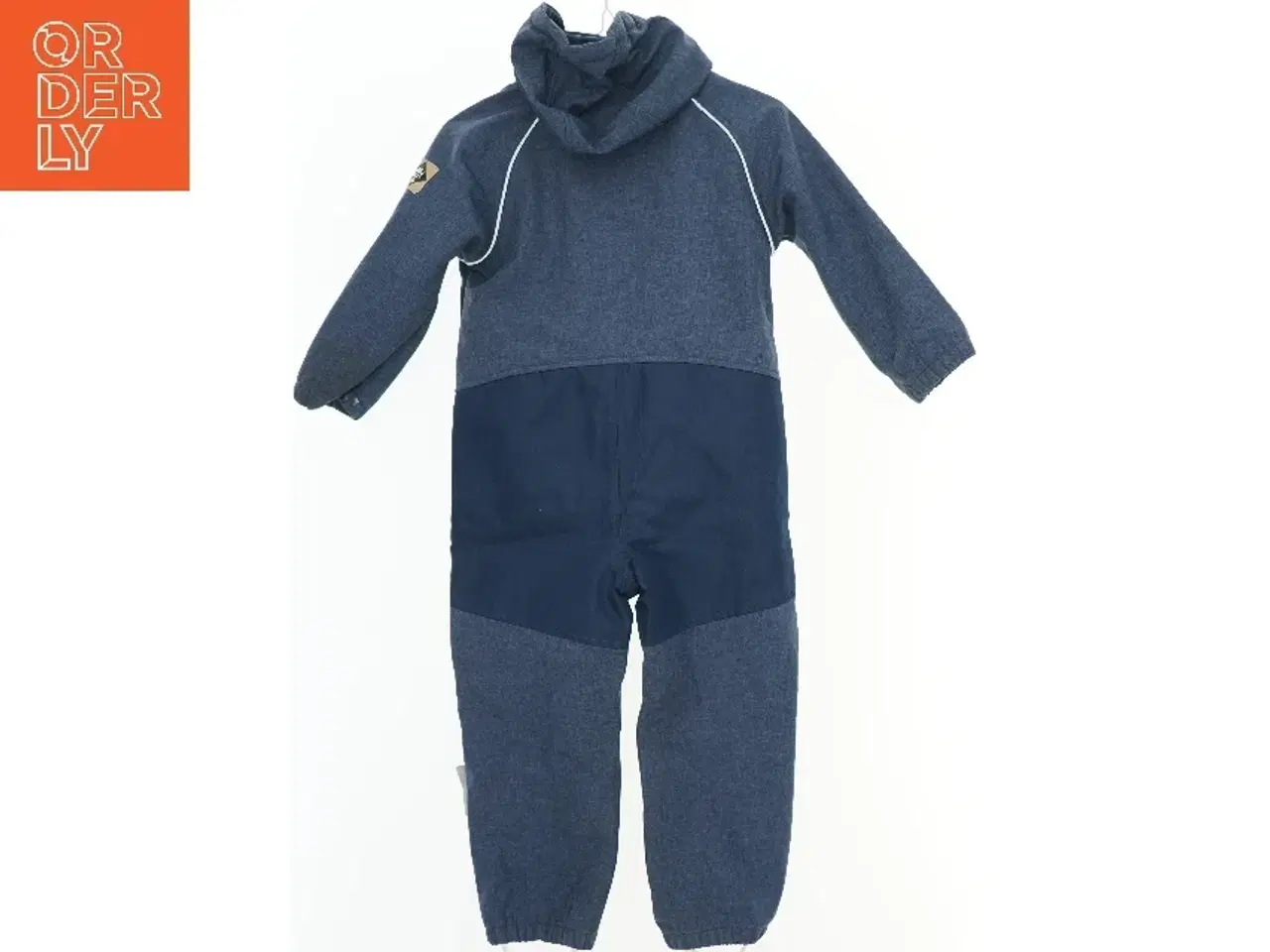 Billede 2 - Blå heldragt med hætte og lynlås fra Name It (str. 92)