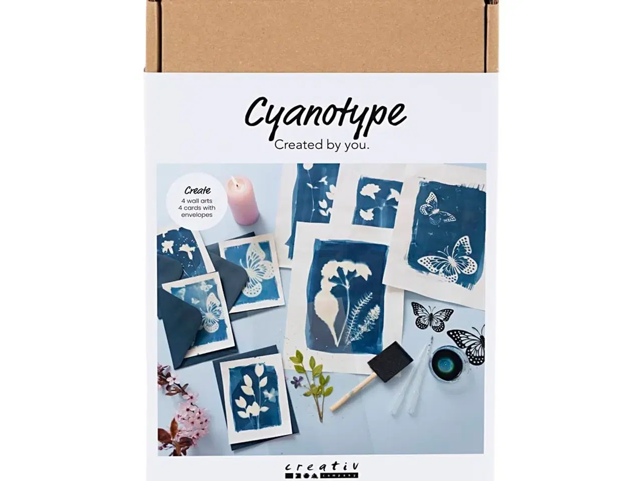 Billede 1 - DIY Kit Cyanotypi, blå, 1 pk.
