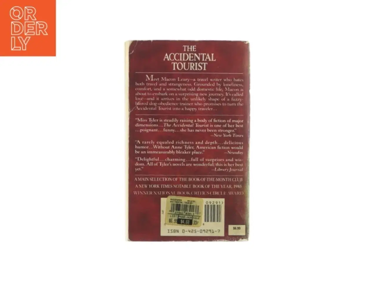Billede 2 - The accidental tourist af Anne Tyler (bog)