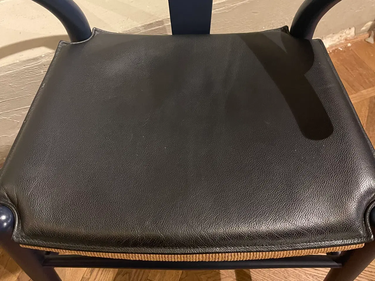 Billede 1 - Ægte læder hynder til y - stol
