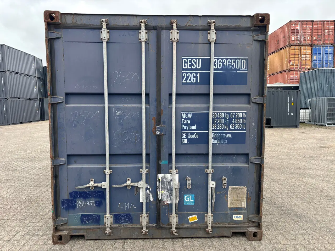 Billede 1 - 20 fods Container- ID: GESU 36650-0