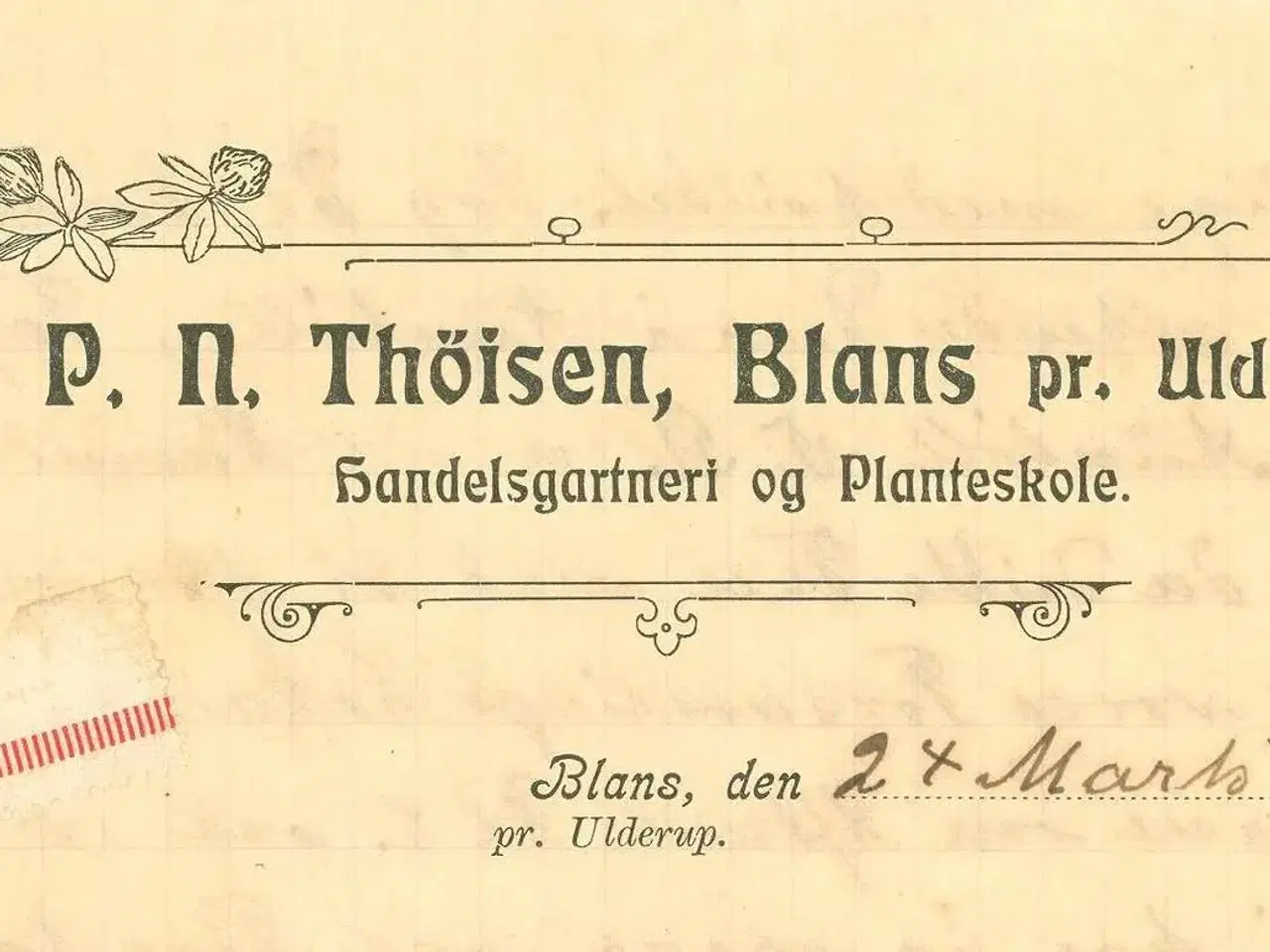 Billede 2 - Blans pr. Ulderup 1914