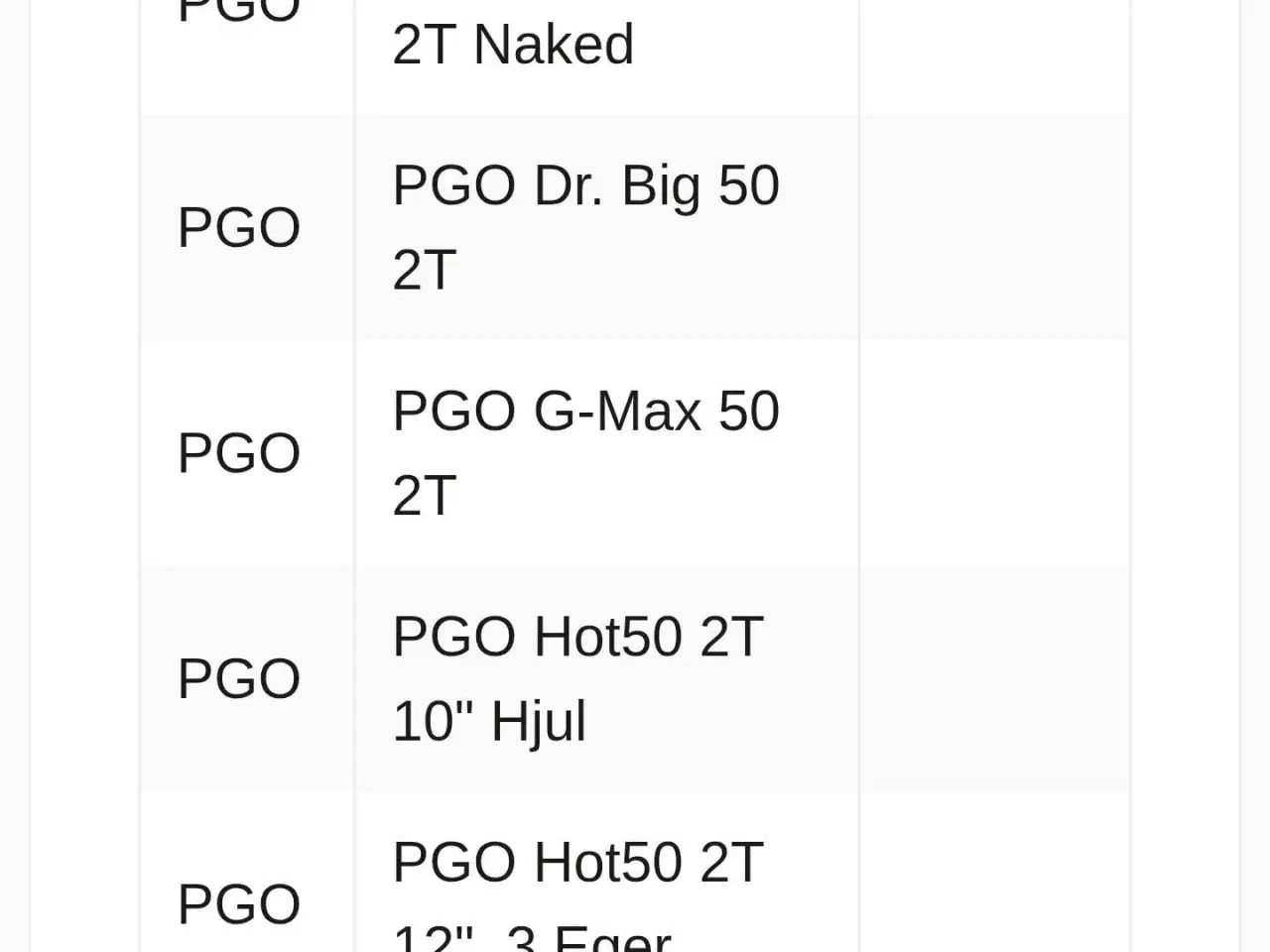 Billede 7 - PGO Hot 50/PMX/Dr.Big. Ny Original Bagskærm