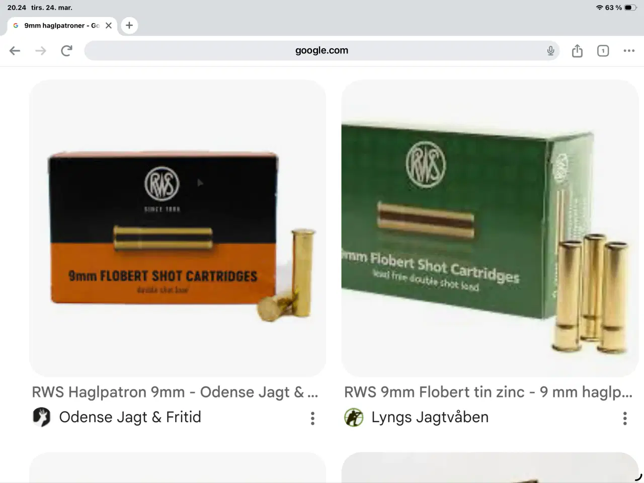 Billede 1 -  KØBES. 9 mm haglpatroner