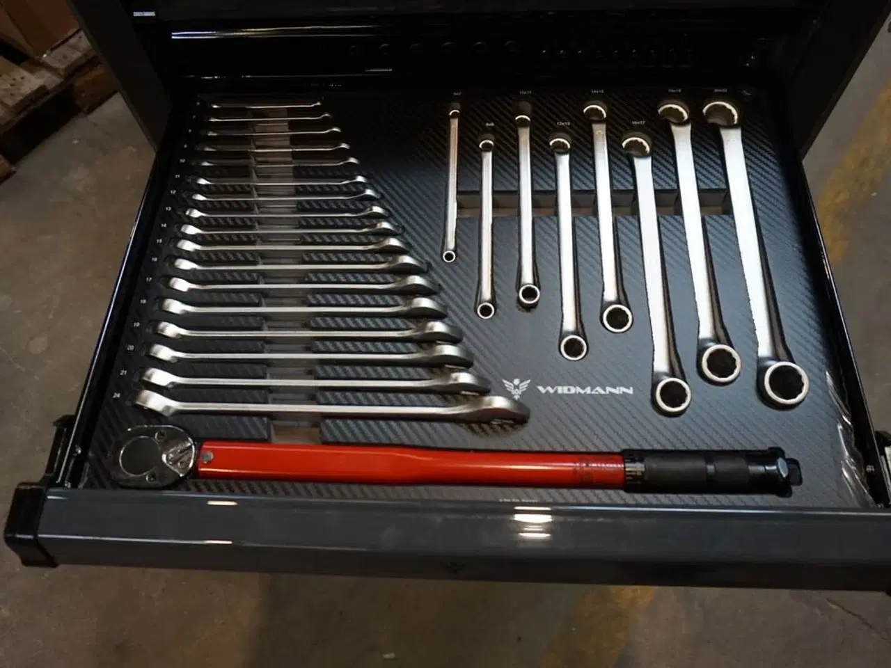 Billede 4 - Widmann Compact one værktøjsvogn. Syv skuffer inkl. værktøj