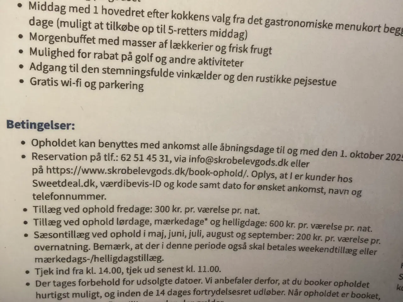 Billede 3 - Ferieophold på Strøbelev Gods
