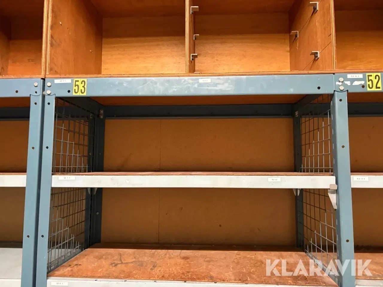 Billede 12 - Værkstedsreoler 10 sektioner