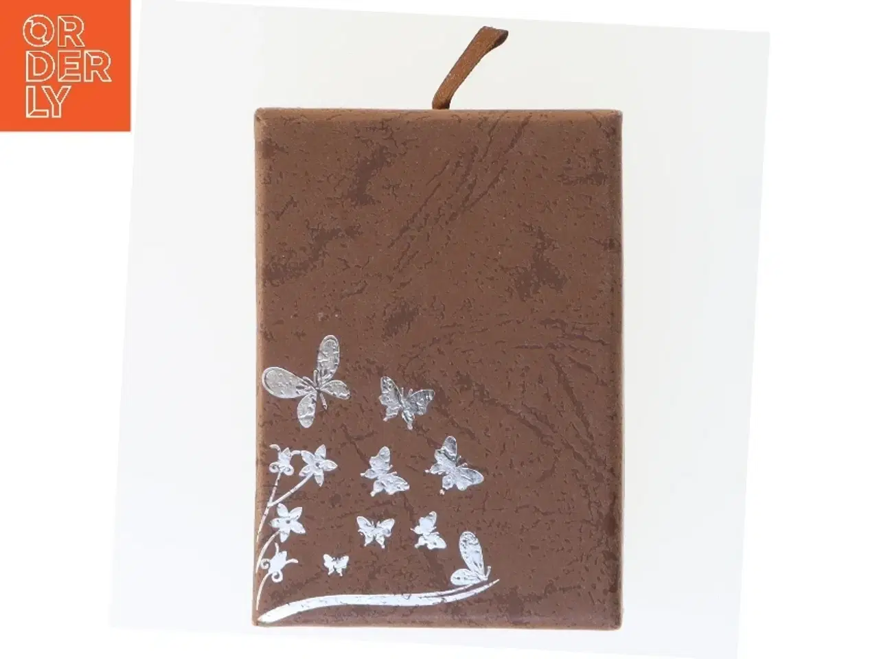 Billede 2 - Halskæde med glasvedhæng (str. 42 cm)