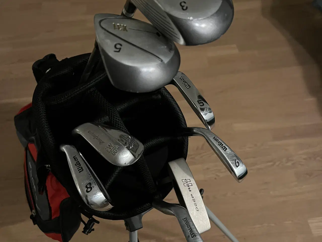 Billede 6 - Wilson golf køller, bag og vogn
