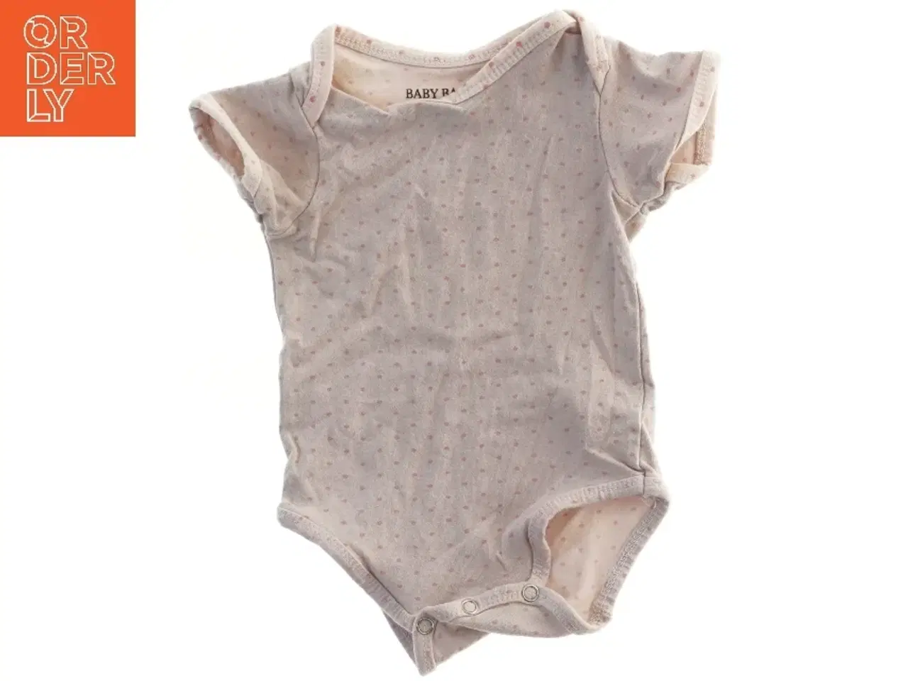 Billede 1 - Lyserød bodystocking med prikker fra Baby Basics (str. 74)