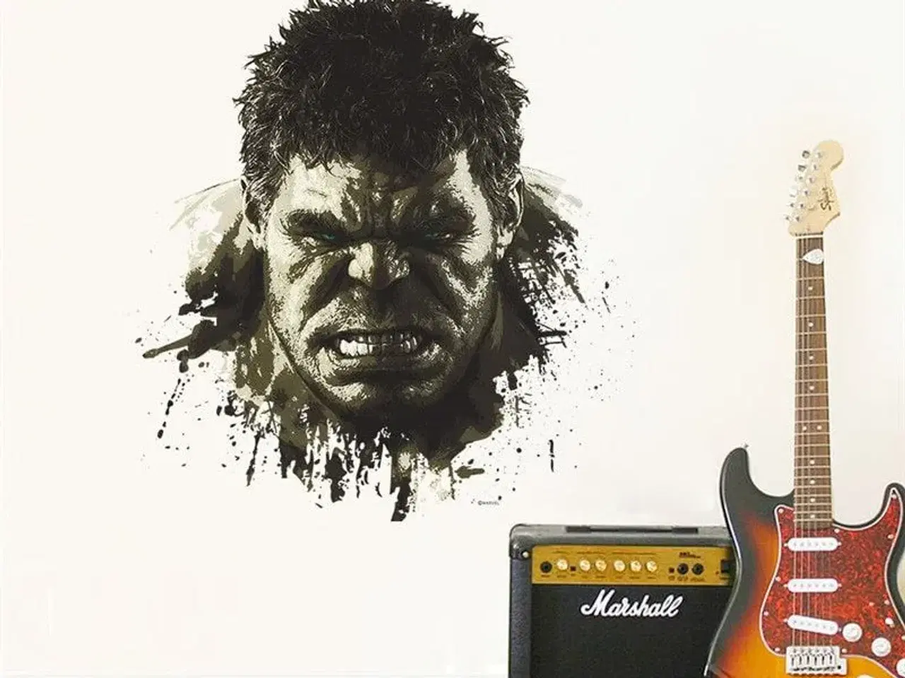 Billede 4 - Hulk wallstickers med Hulk