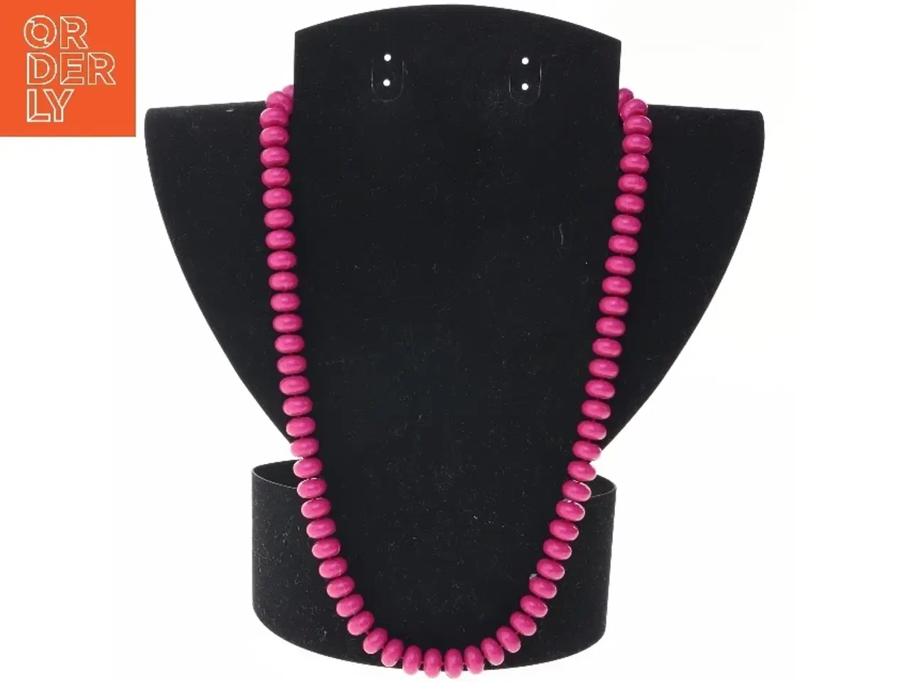 Billede 3 - Lyserød perlekæde (str. 62 cm)