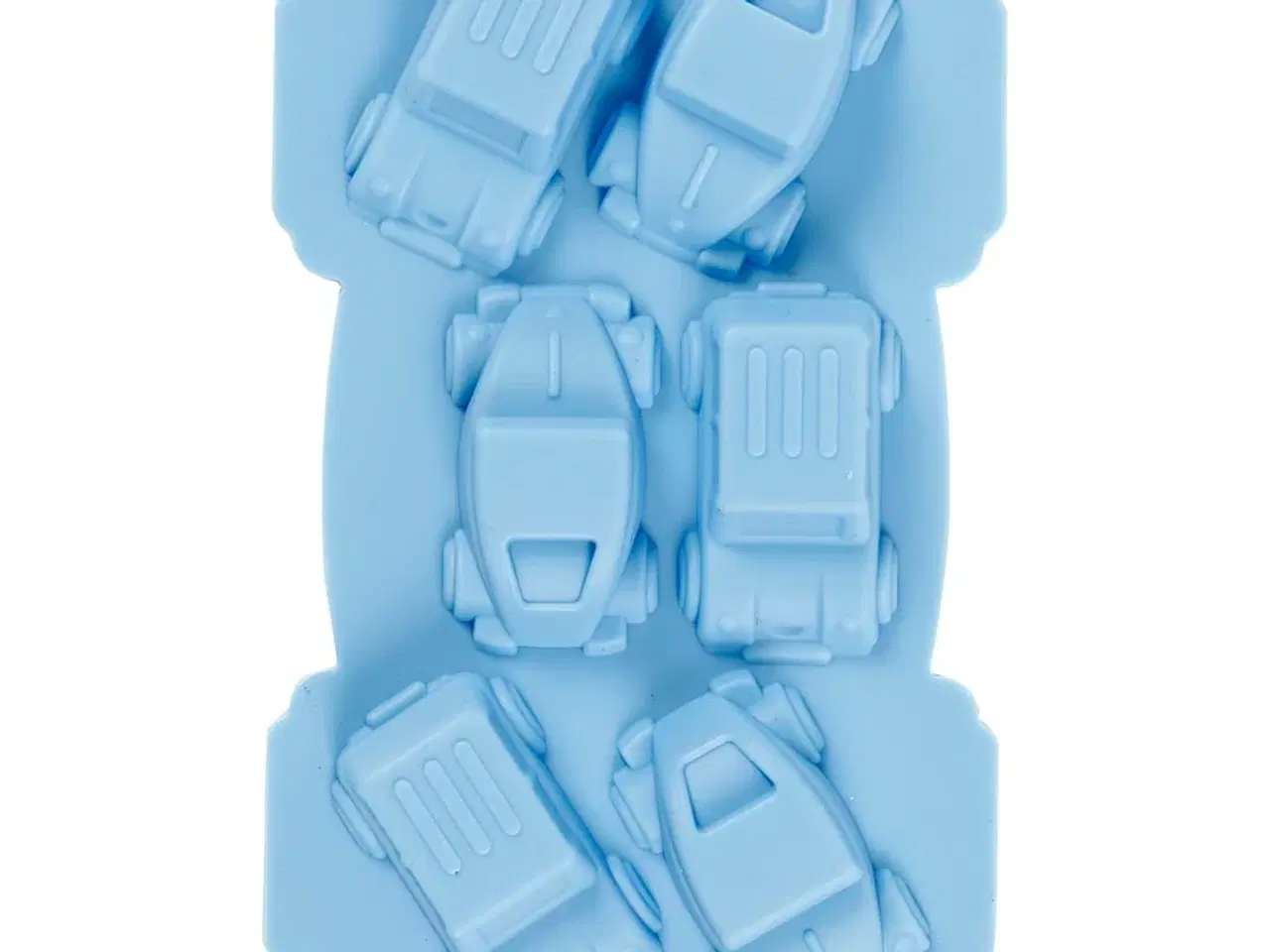 Billede 1 - Silikoneform, biler, H: 2,5 cm, L: 3 cm, B: 4,5 cm, 12,5 ml, 1 stk.