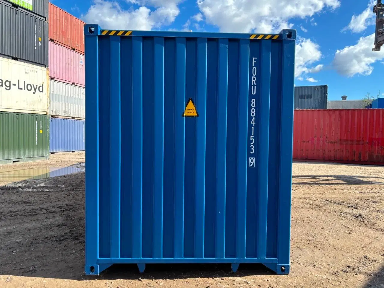 Billede 4 - Står i Hvidovre NY 40 fods HC Container i Blå Ral: